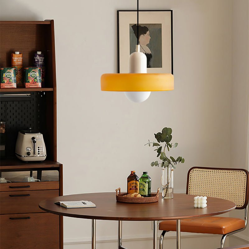 Bauhaus Hanglamp | Gekleurd Glas