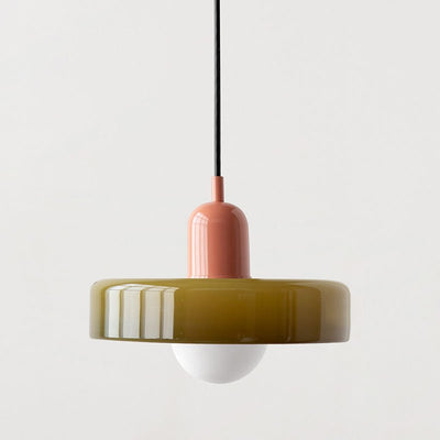 Bauhaus Hanglamp | Gekleurd Glas