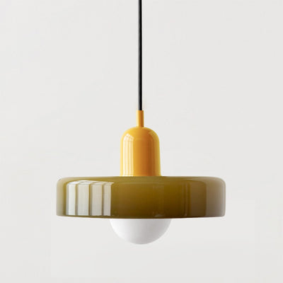 Bauhaus Hanglamp | Gekleurd Glas