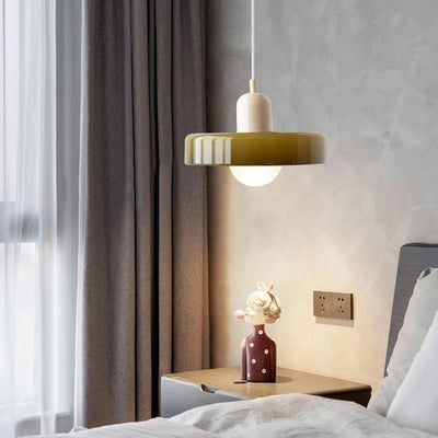 Bauhaus Hanglamp | Gekleurd Glas