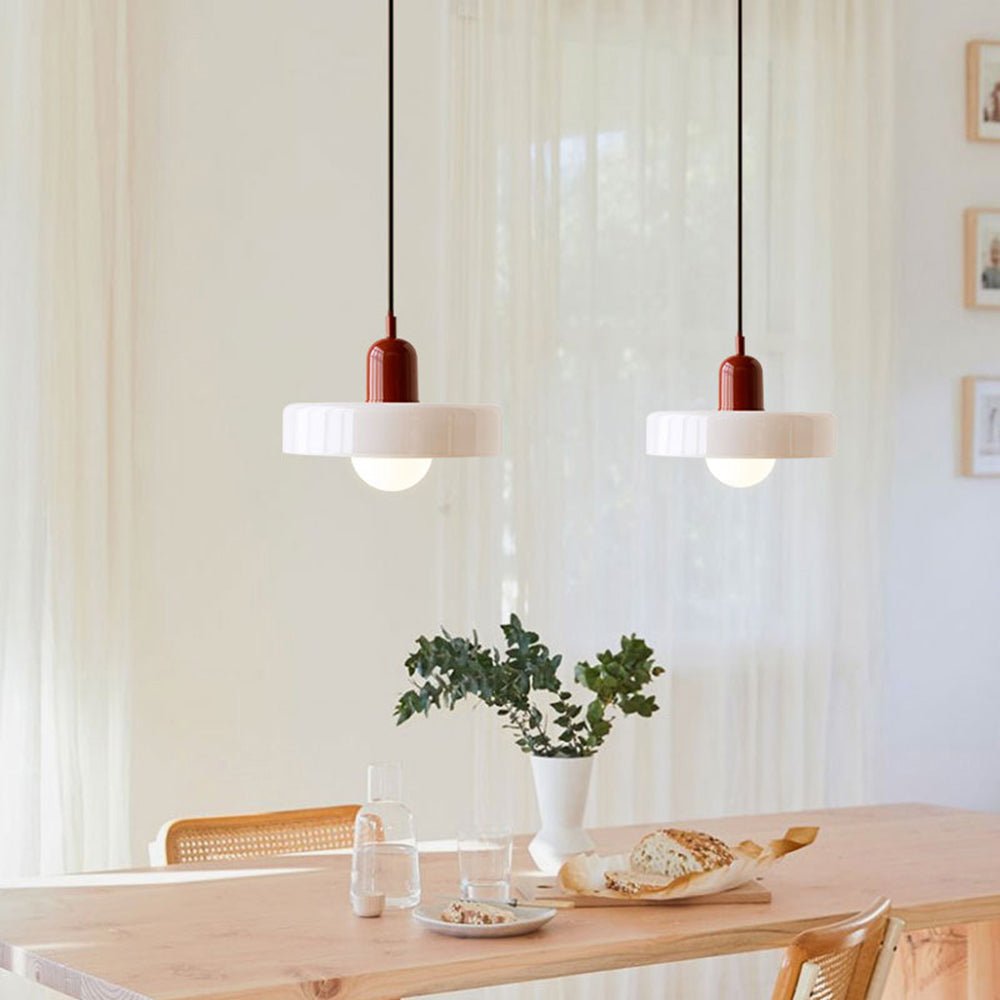 Bauhaus Hanglamp | Gekleurd Glas