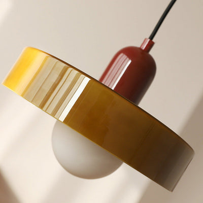 Bauhaus Hanglamp | Gekleurd Glas