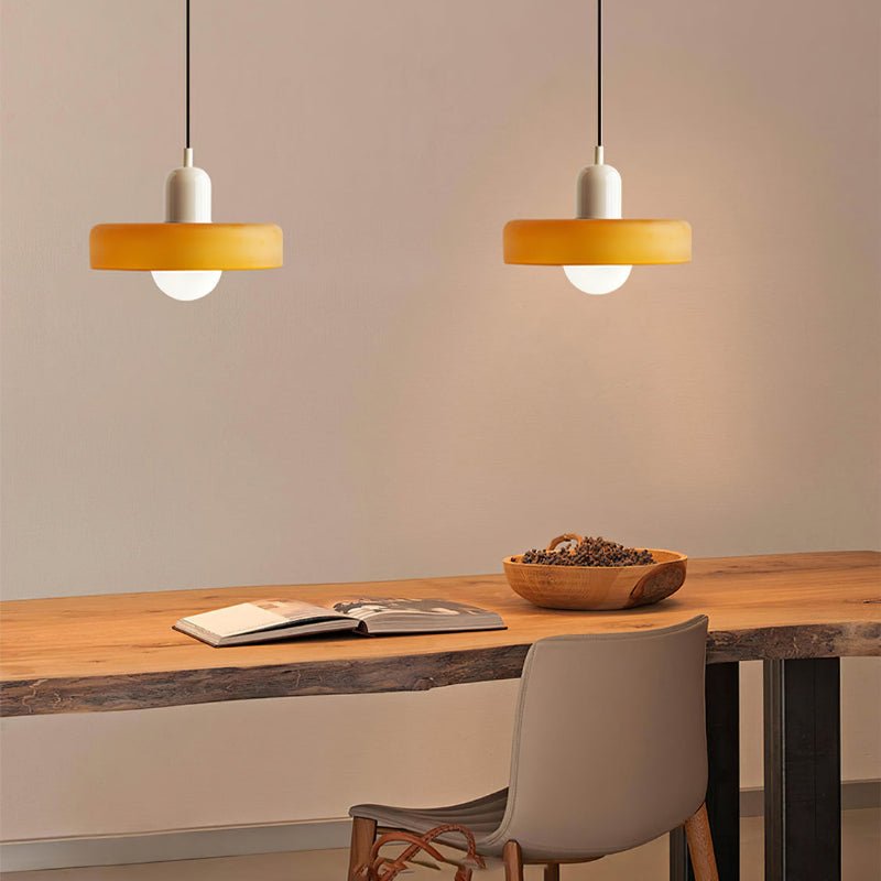 Bauhaus Hanglamp | Gekleurd Glas