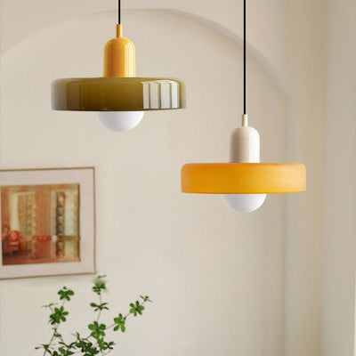 Bauhaus Hanglamp | Gekleurd Glas