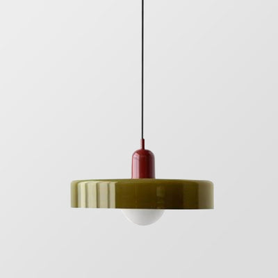 Bauhaus Hanglamp | Gekleurd Glas