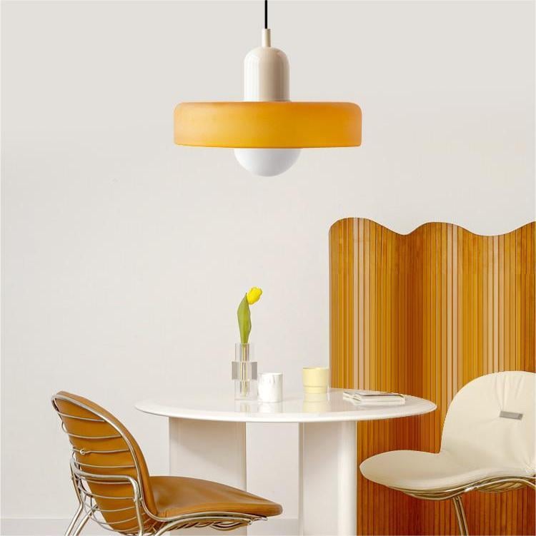 Bauhaus Hanglamp | Gekleurd Glas