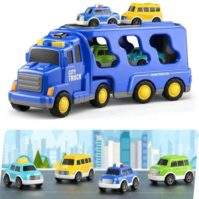 BigTrucks™ | Kindervrachtwagenset incl. 6 GRATIS extra voertuigen!