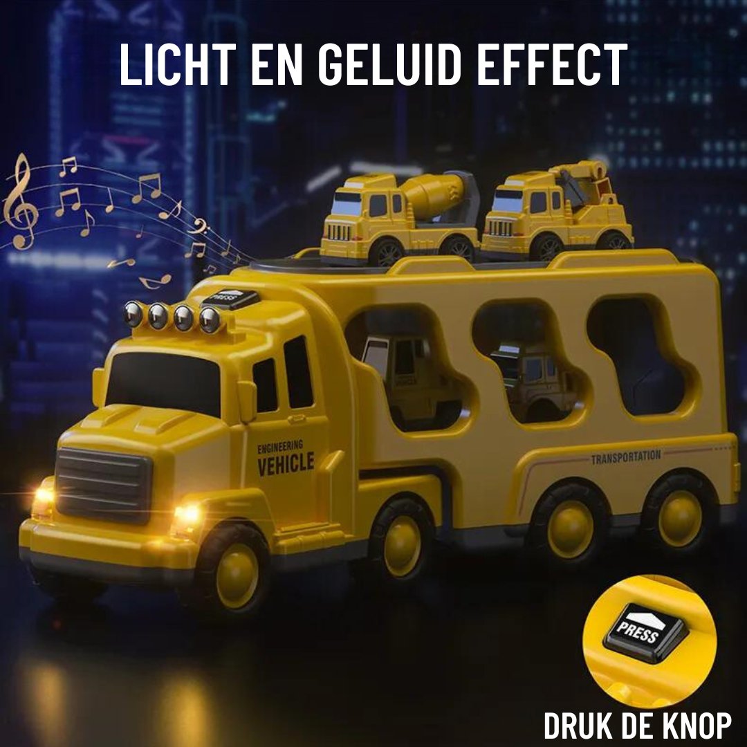 BigTrucks™ | Kindervrachtwagenset incl. 6 GRATIS extra voertuigen!