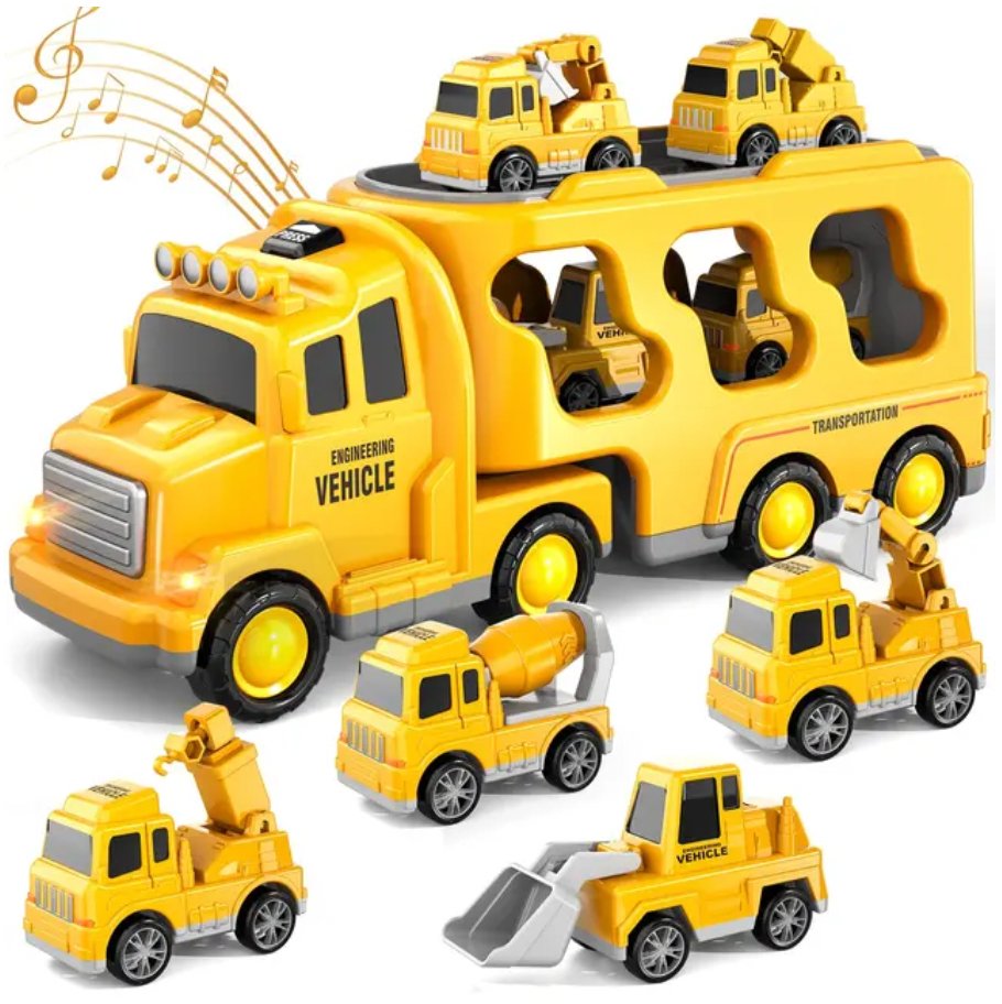 BigTrucks™ | Kindervrachtwagenset incl. 6 GRATIS extra voertuigen!