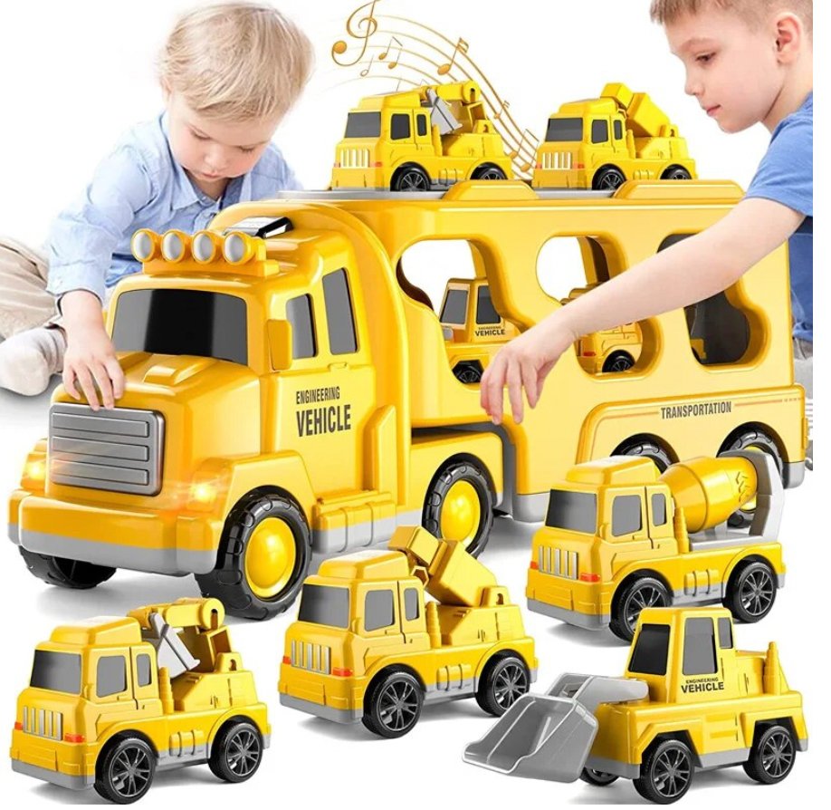 BigTrucks™ | Kindervrachtwagenset incl. 6 GRATIS extra voertuigen!