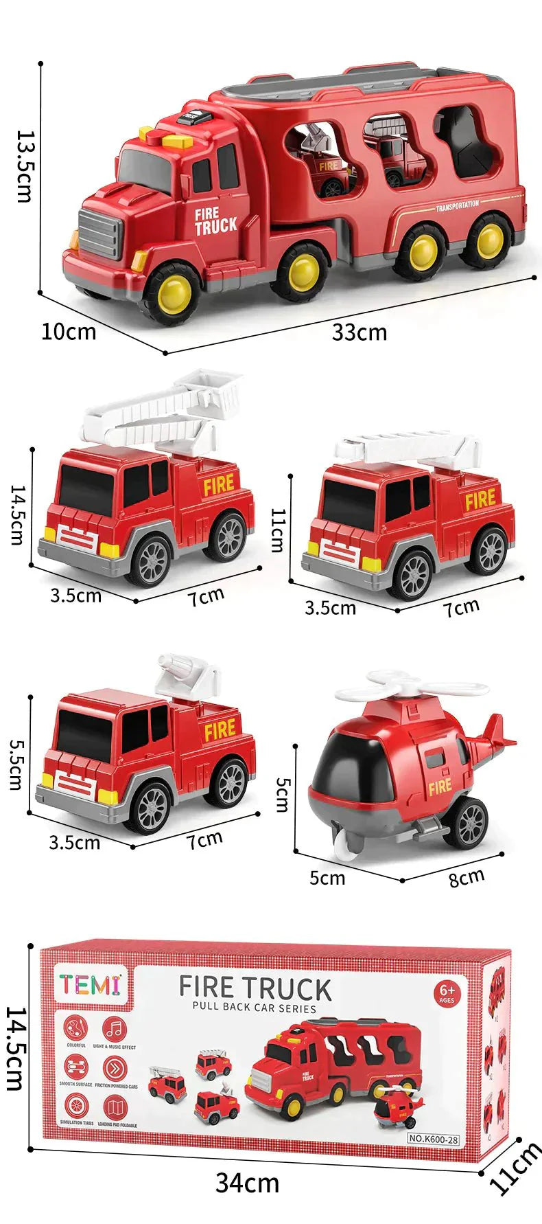 BigTrucks™ | Kindervrachtwagenset incl. 6 GRATIS extra voertuigen!