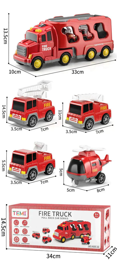 BigTrucks™ | Kindervrachtwagenset incl. 6 GRATIS extra voertuigen!