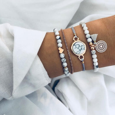 Boho Handgemaakte Armbanden Set