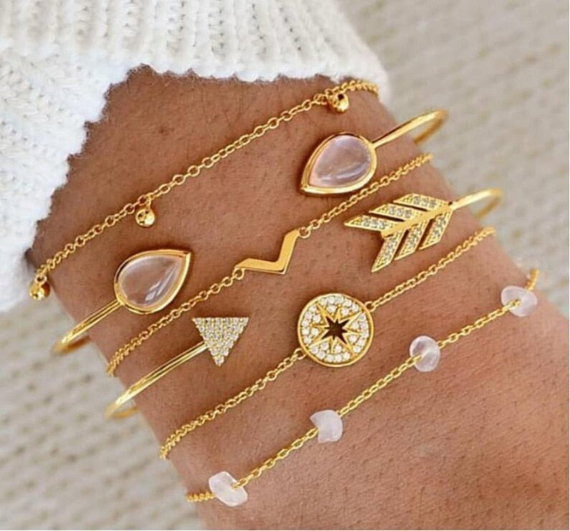 Boho Handgemaakte Armbanden Set