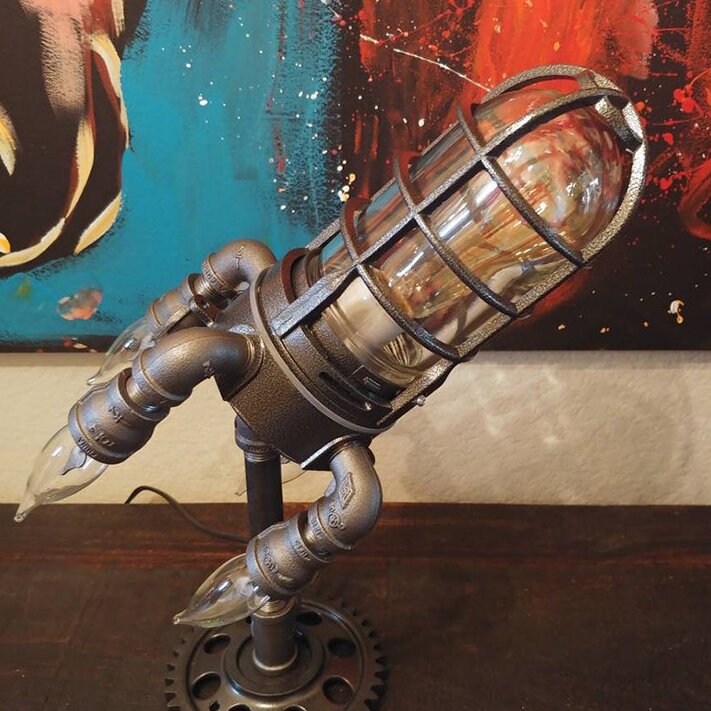 RocketLamp™ - stoom punk raket lamp