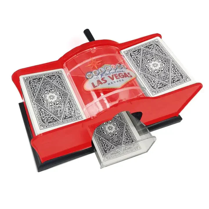 ShuffleMaster™ - 2 deck playing card shuffling machine [last day discount]