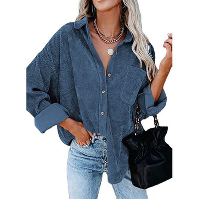 Camilla™ -  Corduroy Oversized Blouse