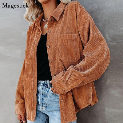 Camilla™ -  Corduroy Oversized Blouse