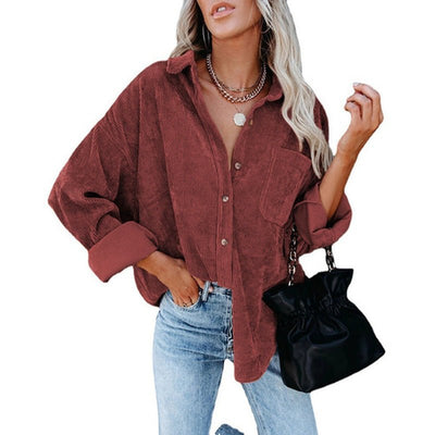 Camilla™ -  Corduroy Oversized Blouse