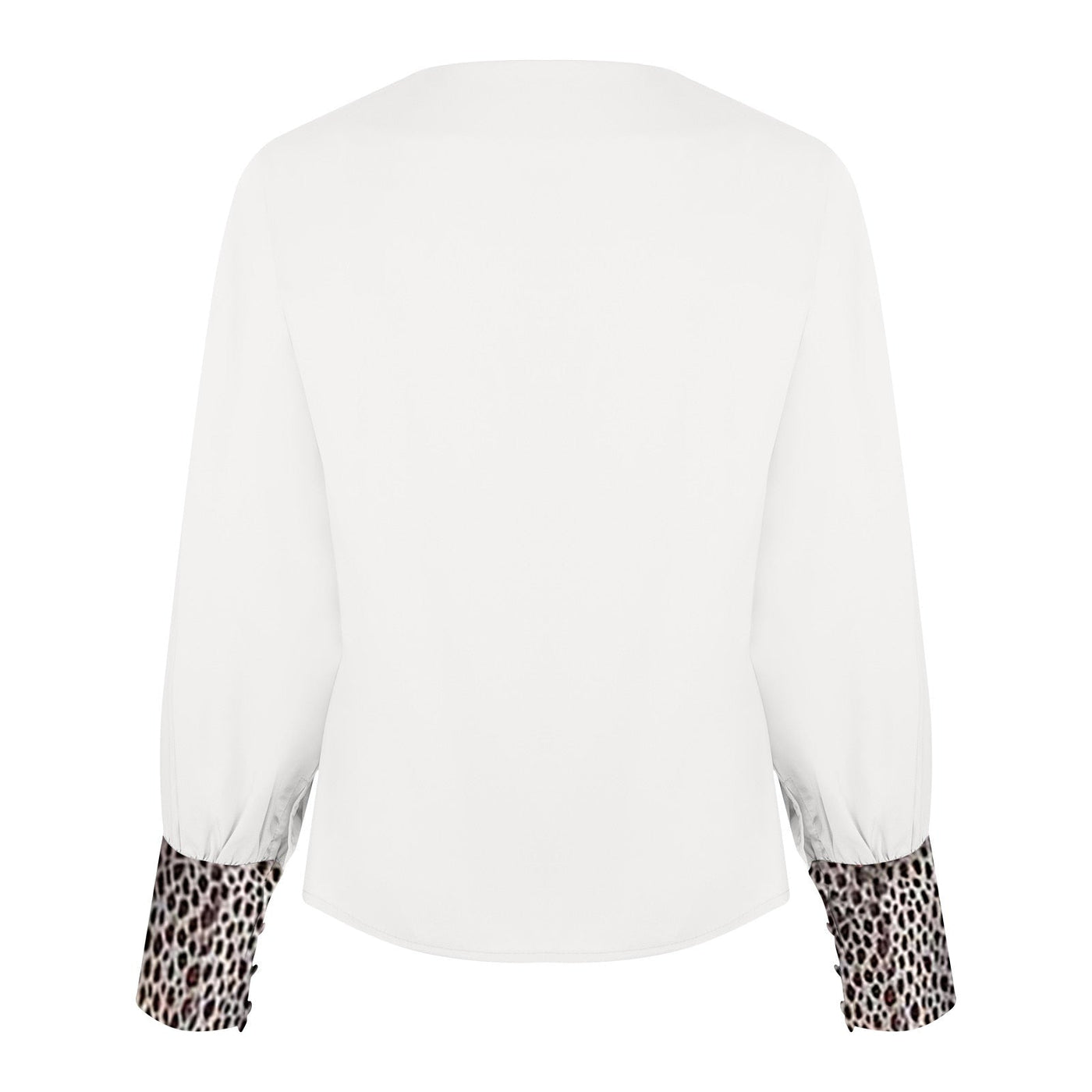 Camilla™ -  Luxe Blouse met subtiele Panter Print