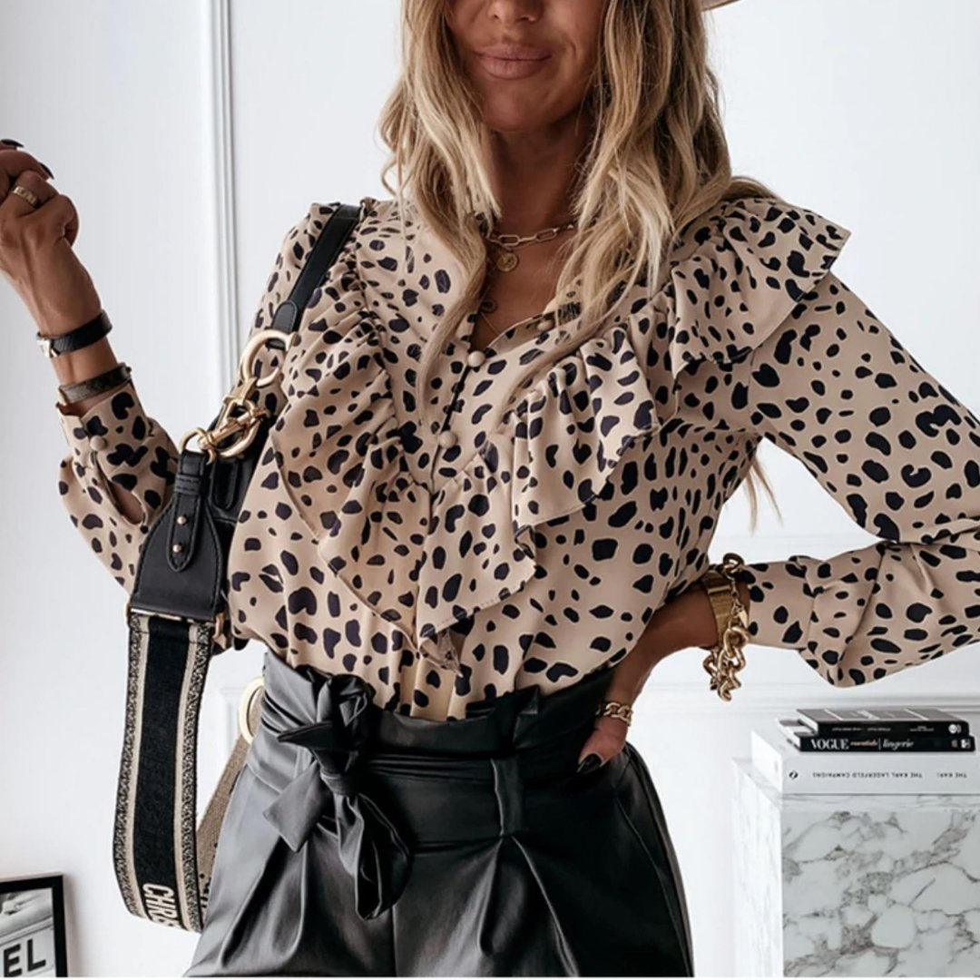 Camilla™ - Panter Blouse | Sexy & Stijlvol het Nieuwe Jaar in