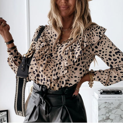 Camilla™ - Panter Blouse | Sexy & Stijlvol het Nieuwe Jaar in