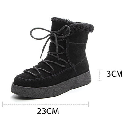 Camilla™  - Snowboots | Warme Pluche Enkellaarsjes van Suede