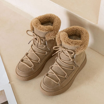 Camilla™  - Snowboots | Warme Pluche Enkellaarsjes van Suede