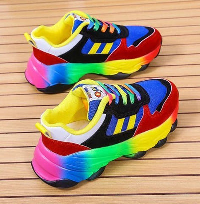 Camilla® - Trendy Regenboog Sneakers