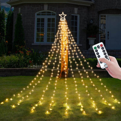 Outdoor kerstboom LED Lichtshow