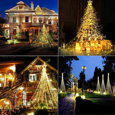 Outdoor kerstboom LED Lichtshow