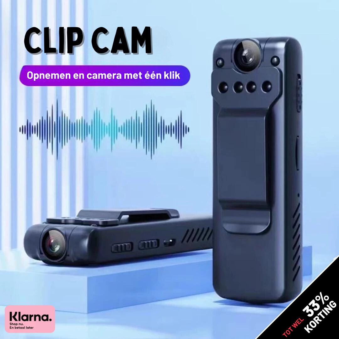 Clip Cam | Mini Full HD 1080P Videorecorder