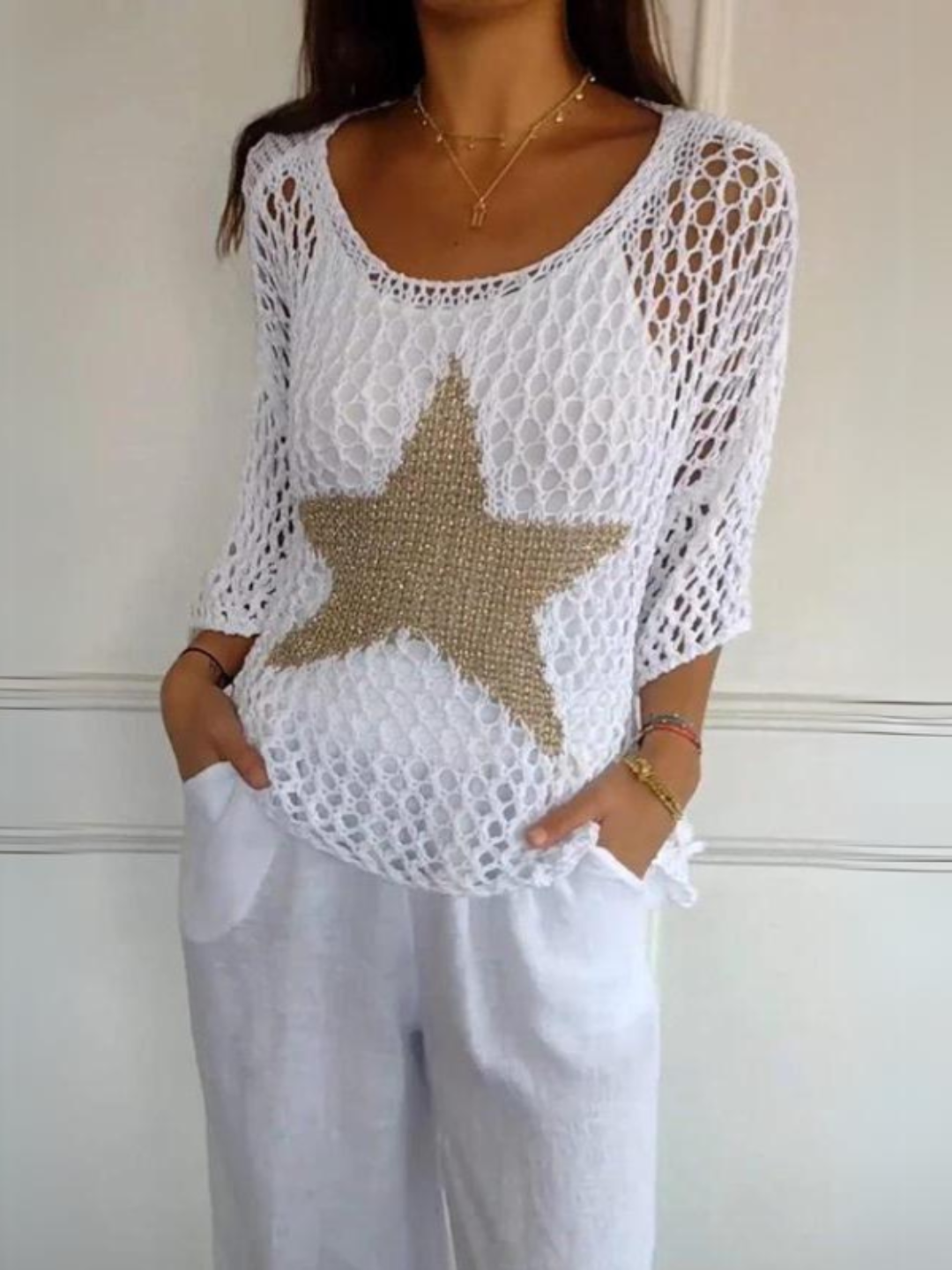 Casual Blouse - Katoen en Linnen