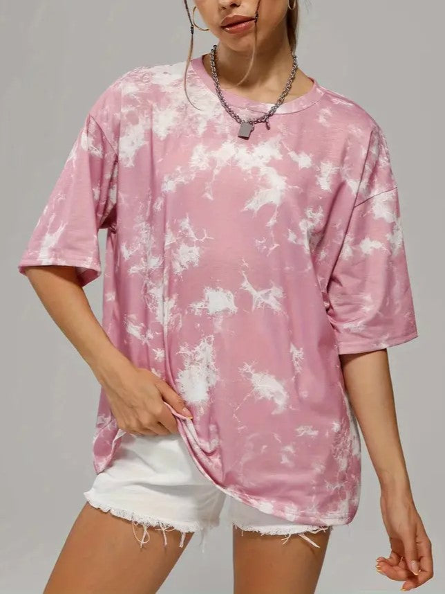 Punk Oversized Tie Dye T-Shirt