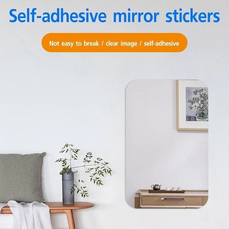 StickOnMirror™ - Zelfklevende spiegelsticker [Laatste dag korting]