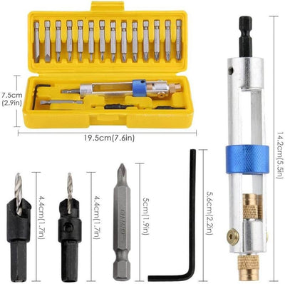 FlippDrill set  - draaibare kop voor nauwkeurig boren