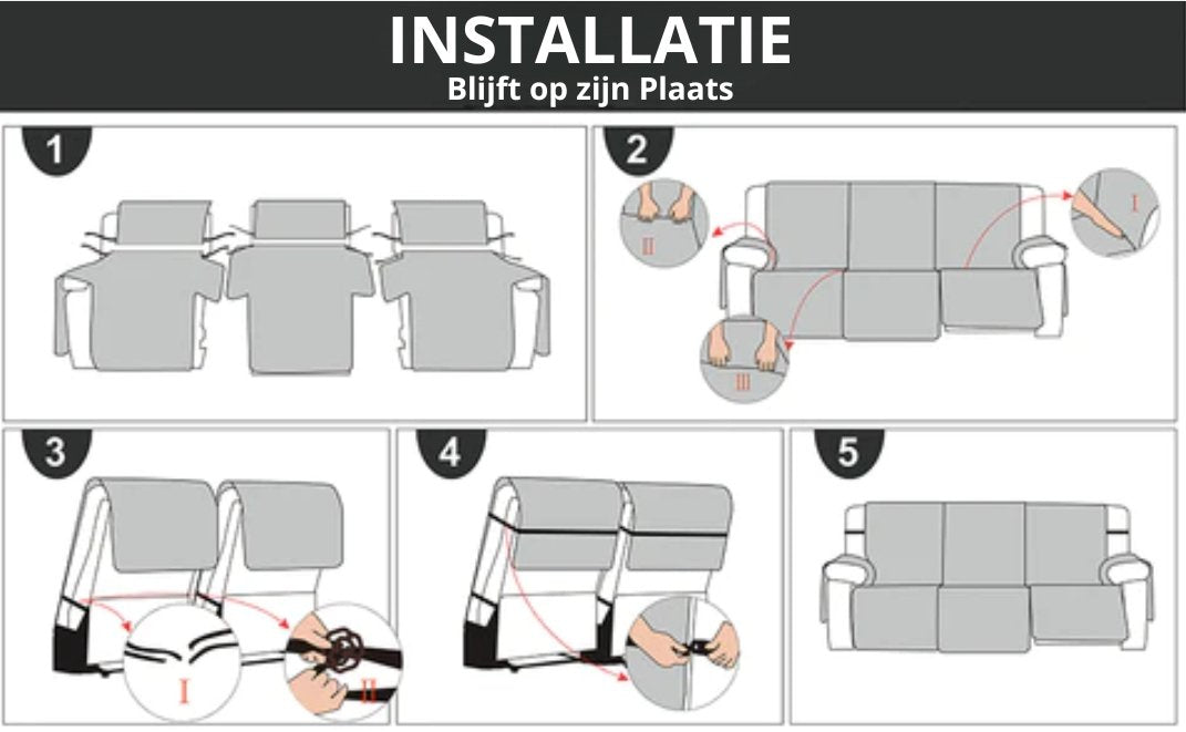 Drop Sheets | Waterdichte Zetel Hoes - 1/2/3 zitplaatsen