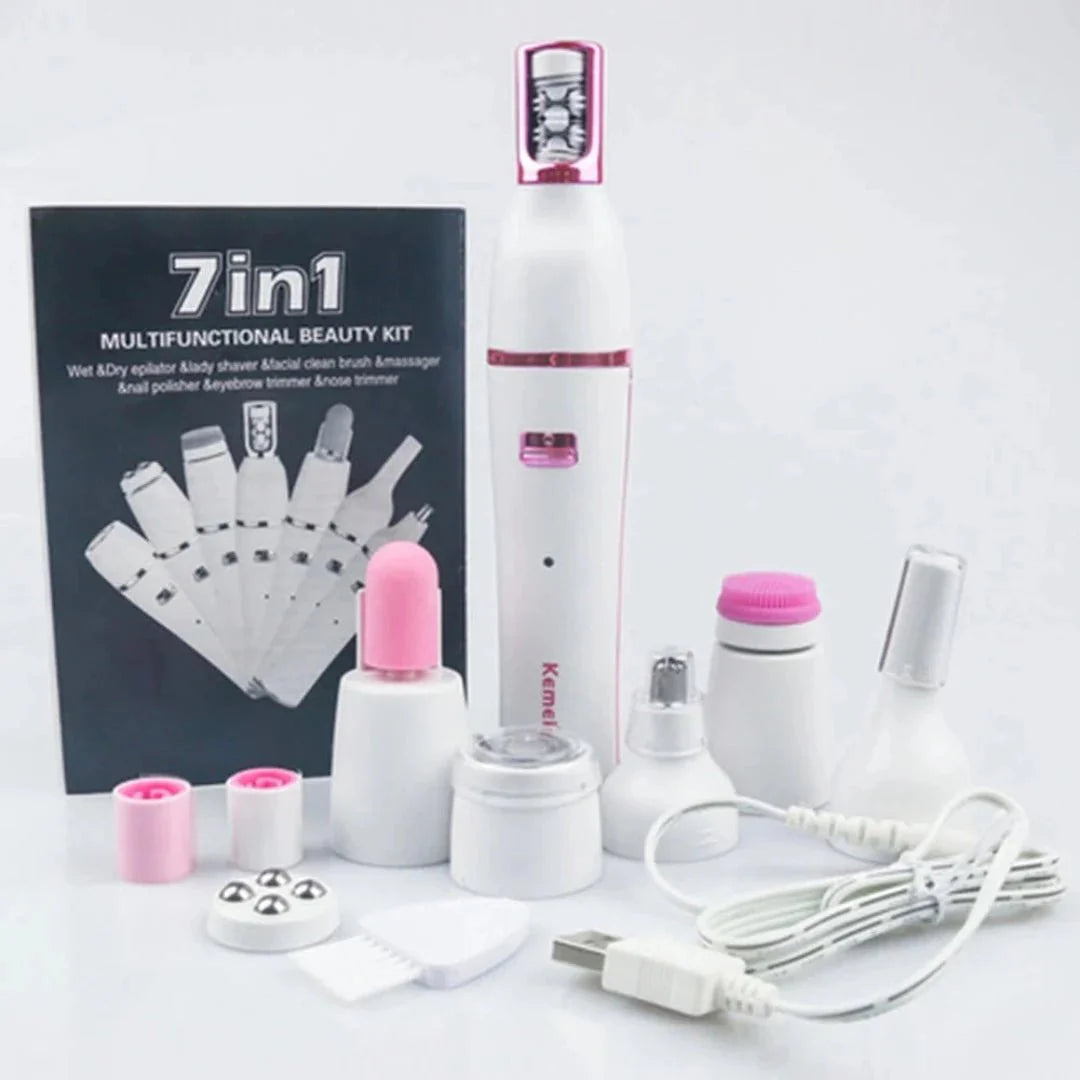 Epilator Kit | 7-in-1 voor Perfecte Verzorging