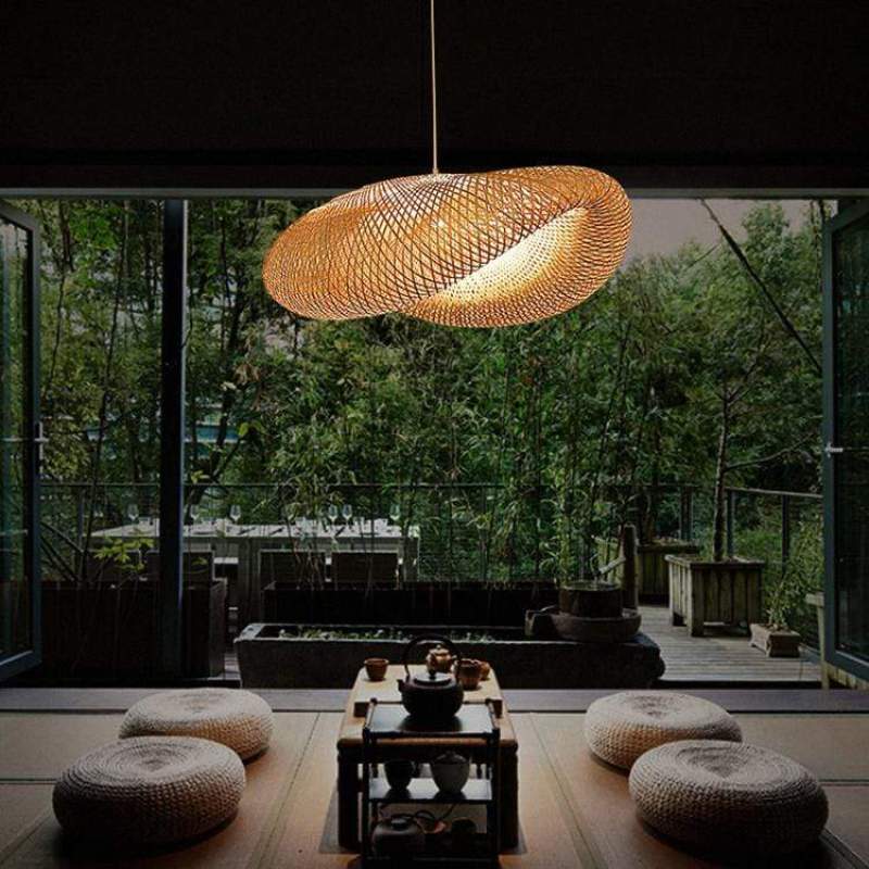 Muto -  Design Bamboo LED Hanglamp