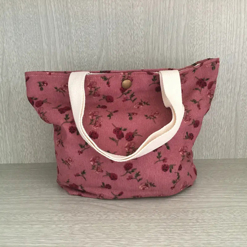 Vintage Tas Met Bloemenprint