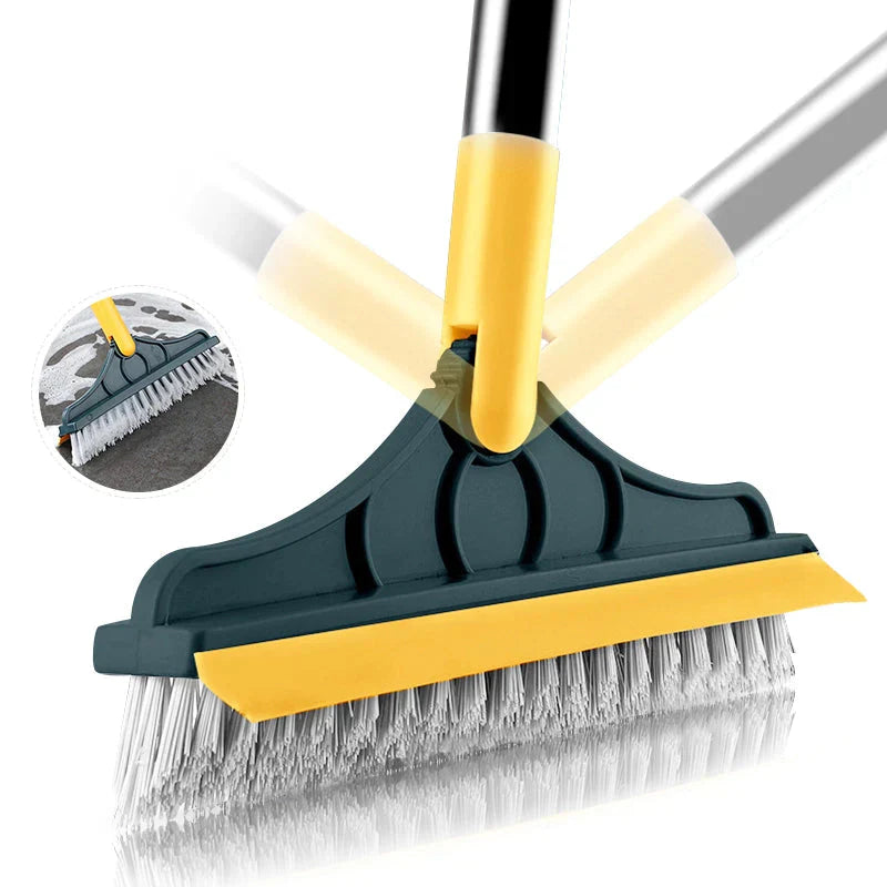 Ultimate Floor Scrub Brush™ 2-in-1 borstel en waterschraper