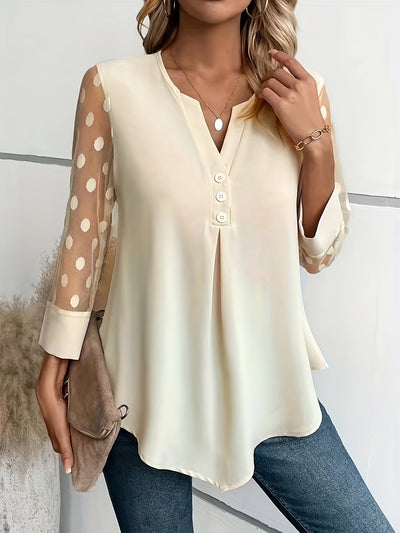 Justyna® | Casual en lichte zomerblouse