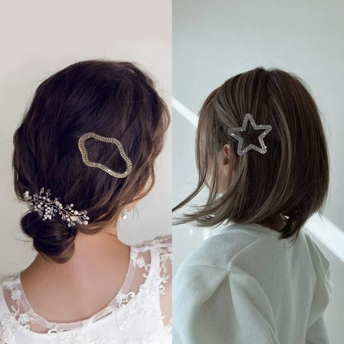 2+2 GRATIS | Rhiny™ - Strass-klikbare haarclips [Laatste dag korting]