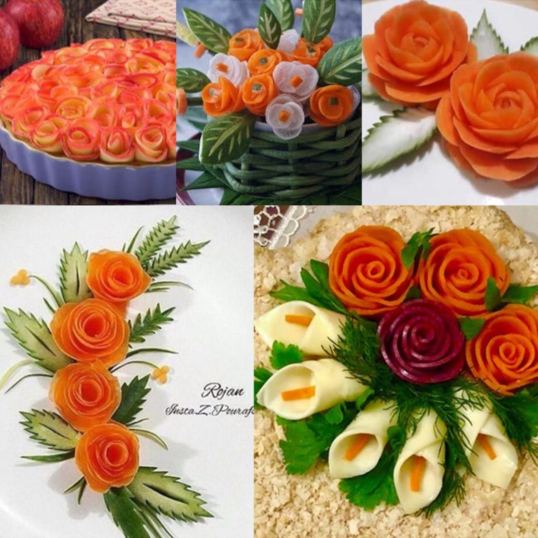 Flower Roller | Spiraalvormige voor Groenten & Fruit