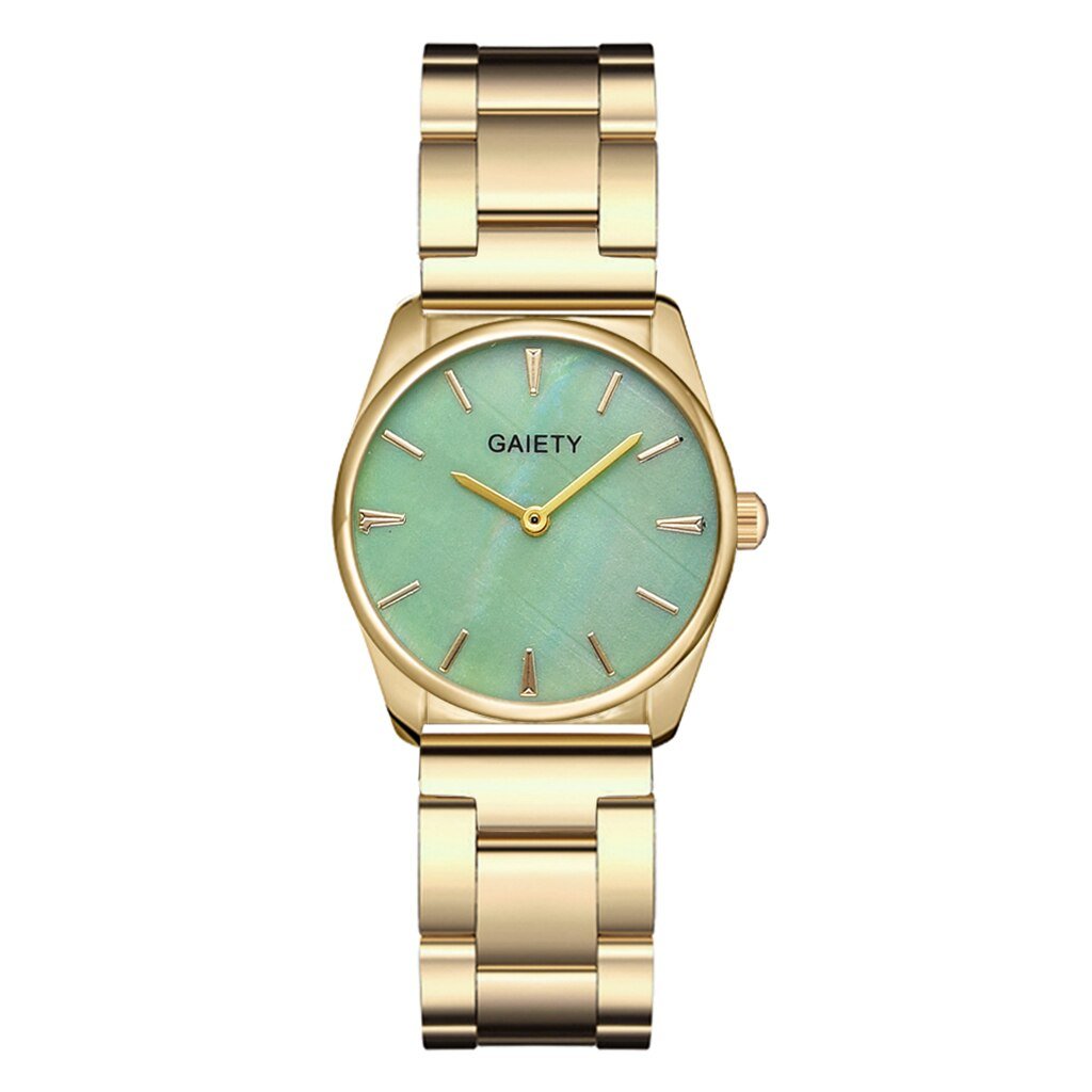 Gaiety - Luxe Quartz Horloge Rond Model in verschillende uitvoeringen