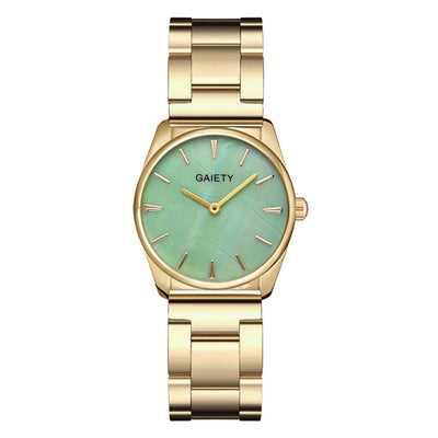 Gaiety - Luxe Quartz Horloge Rond Model in verschillende uitvoeringen