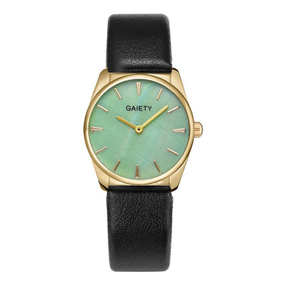 Gaiety - Luxe Quartz Horloge Rond Model in verschillende uitvoeringen