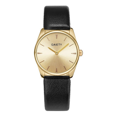 Gaiety - Luxe Quartz Horloge Rond Model in verschillende uitvoeringen