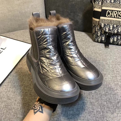 Ginevra™ -  Warme Modieuze Boots in Metalic Kleuren