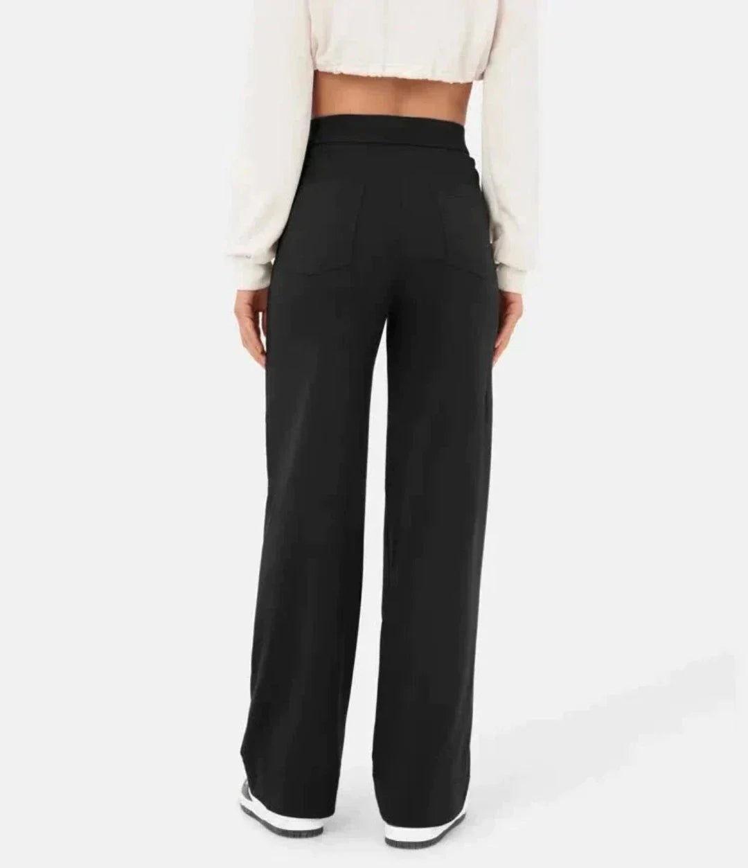 Moduza - High Waisted Elastische Broek